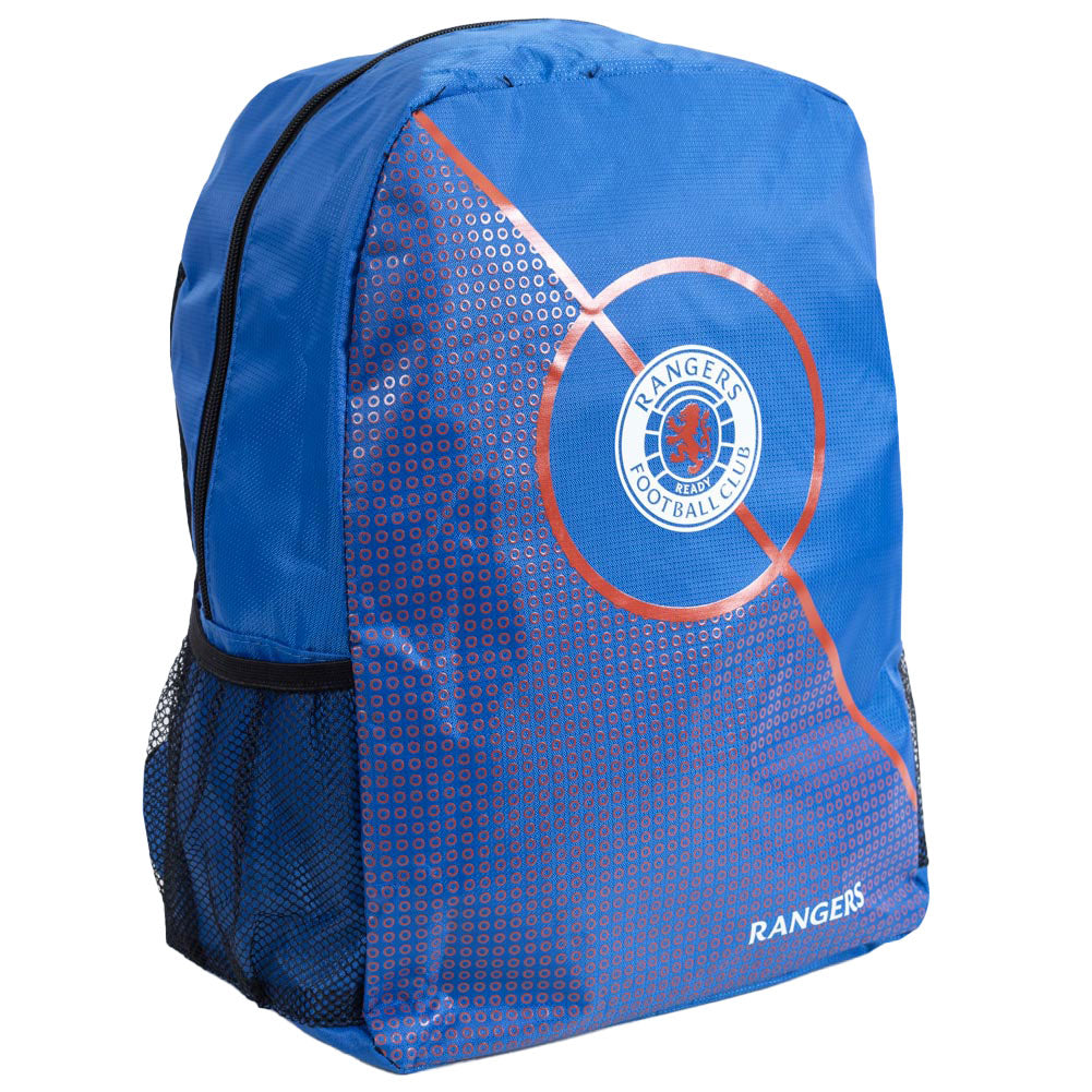Red-Royal Blue-White - Back - Rangers FC Centre Spot Backpack