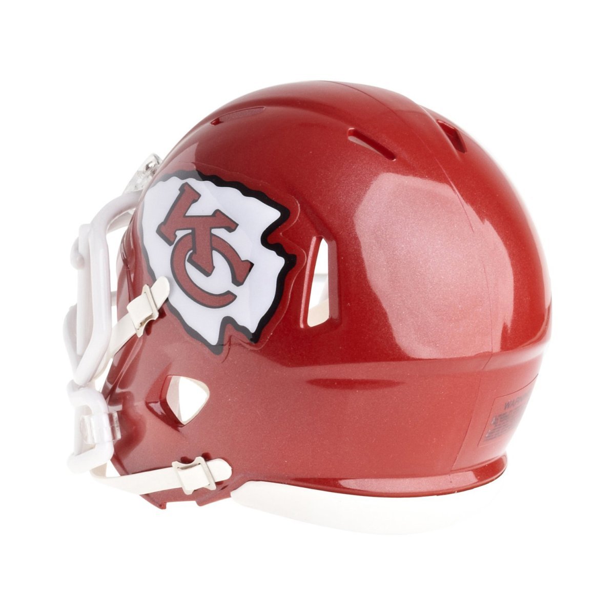 Red-Gold-White - Back - Kansas City Chiefs Speed Helmet Decoration