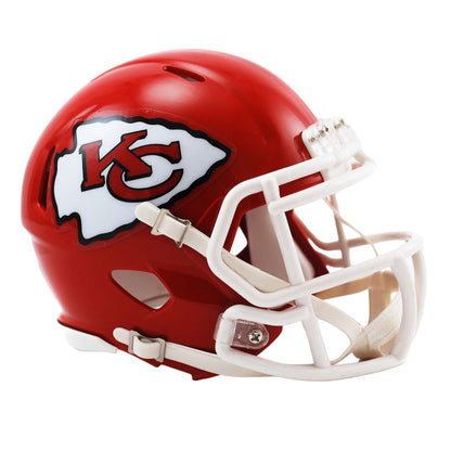 Red-Gold-White - Front - Kansas City Chiefs Speed Helmet Decoration