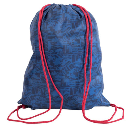 Dark Blue-White-Red - Back - Scottish FA Gym Drawstring Bag