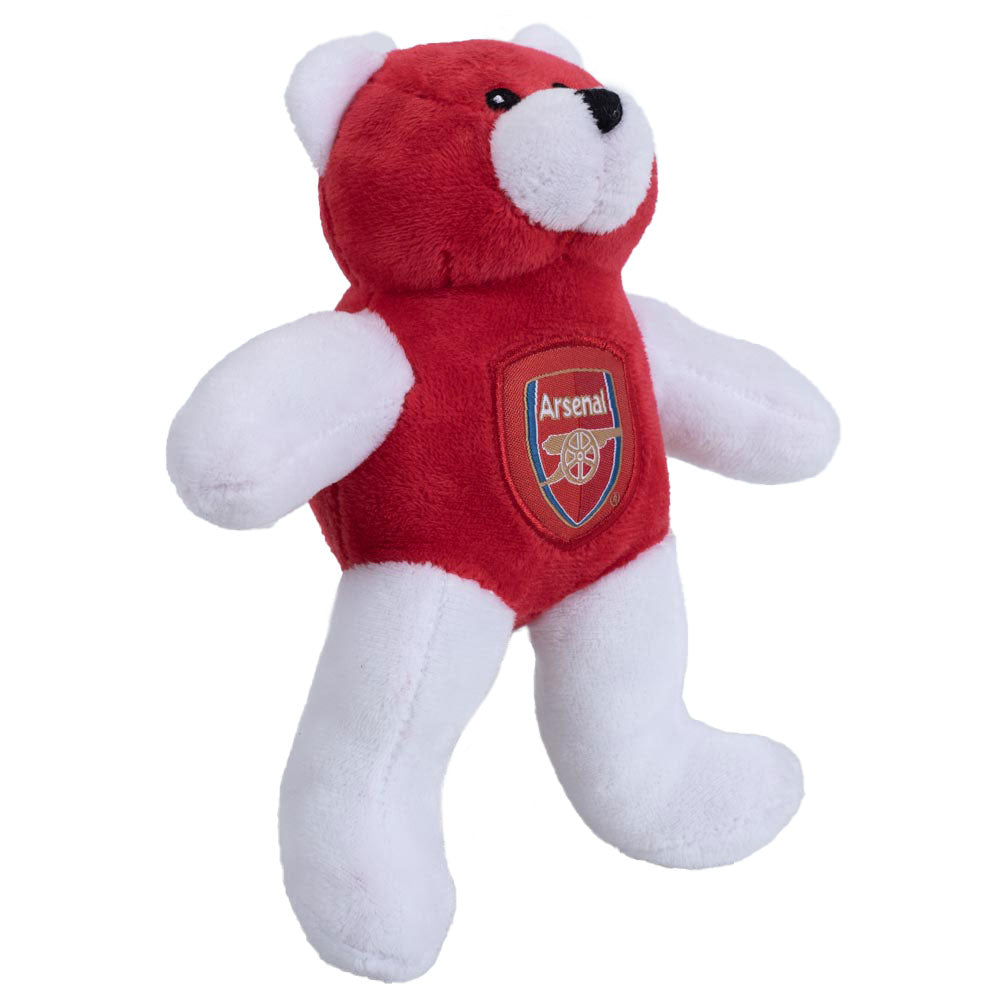 White-Red - Back - Arsenal FC Mini Contrast Teddy Bear