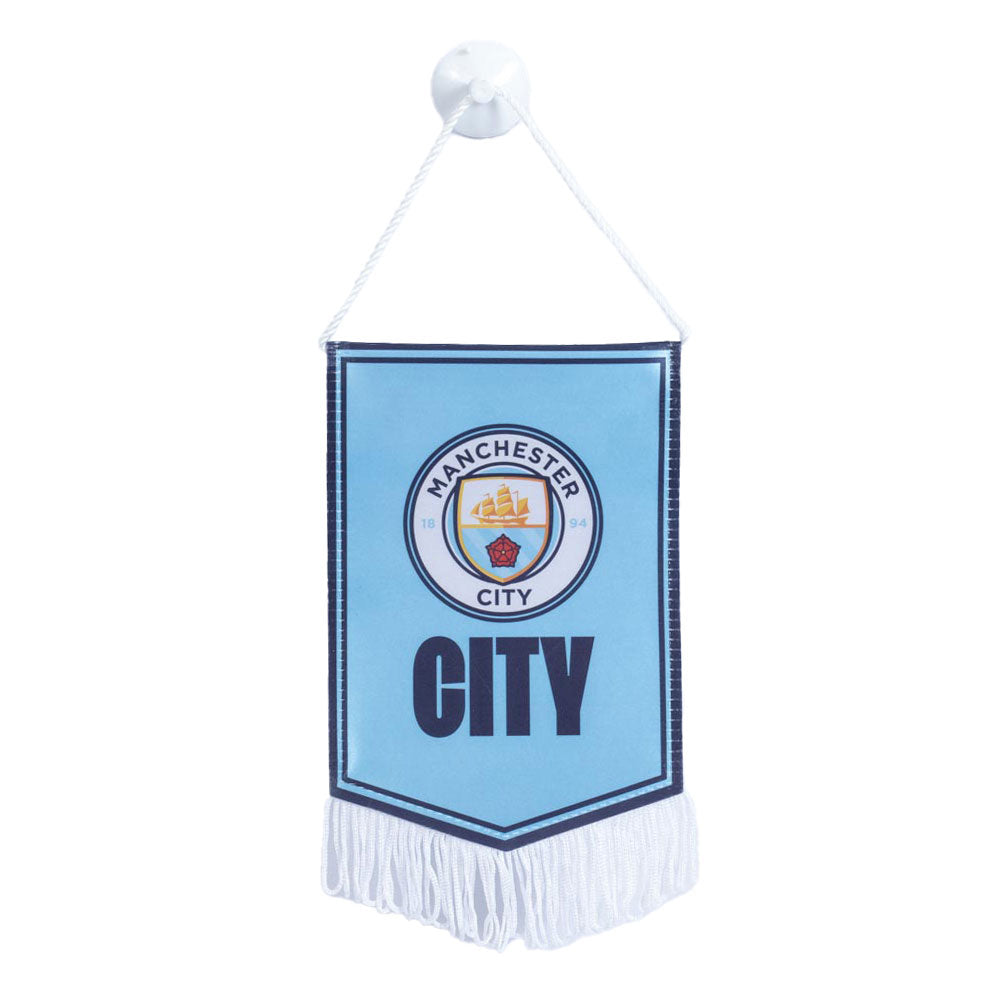 Sky Blue-White - Back - Manchester City FC Mini Pennant