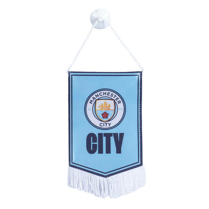 Sky Blue-White - Back - Manchester City FC Mini Pennant