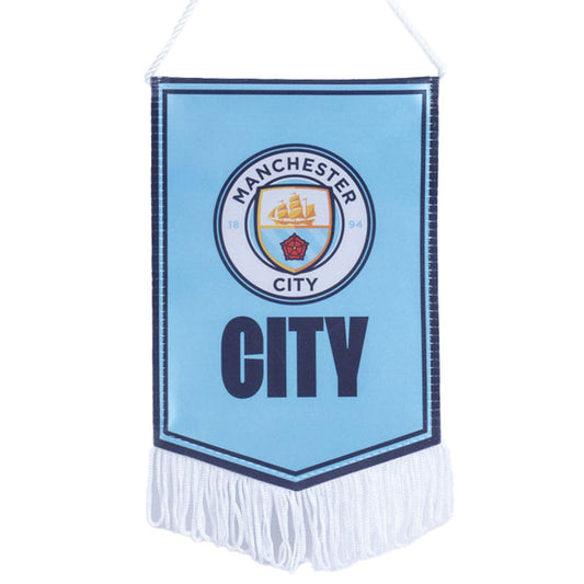 Sky Blue-White - Front - Manchester City FC Mini Pennant