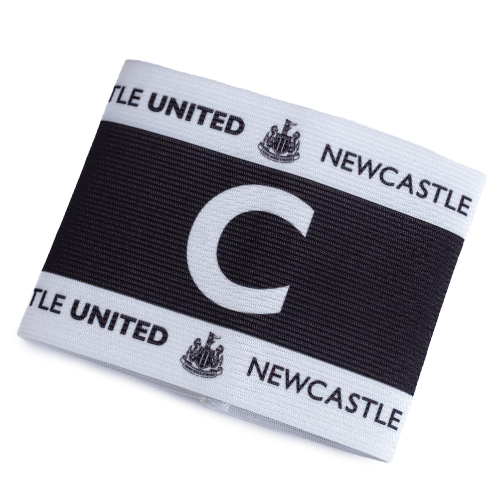 White-Black - Back - Newcastle United FC Crest Captains Armband