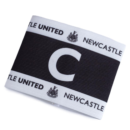 White-Black - Back - Newcastle United FC Crest Captains Armband