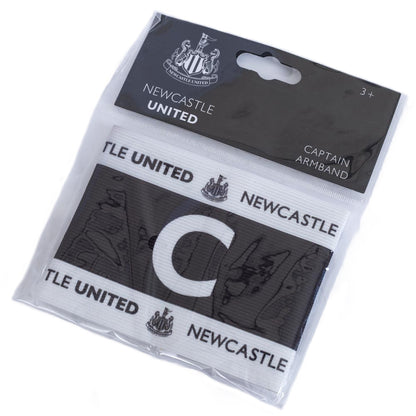 White-Black - Side - Newcastle United FC Crest Captains Armband