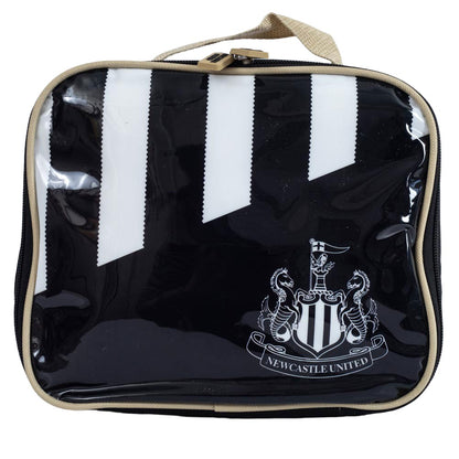 Black-White - Front - Newcastle United FC Stripe Lunch Bag