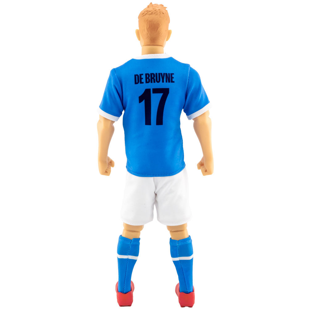 Blue-White - Back - Manchester City FC Kevin De Bruyne Action Figure