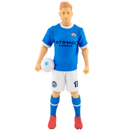 Blue-White - Front - Manchester City FC Kevin De Bruyne Action Figure