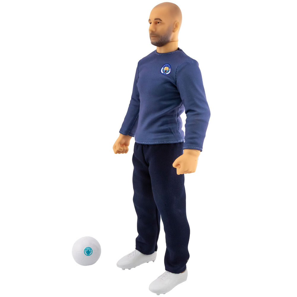 Blue-Dark Navy - Side - Manchester City FC Pep Guardiola Action Figure