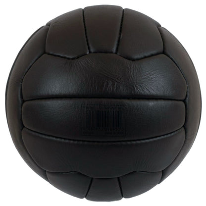 Black-Gold - Back - Newcastle United FC Heritage Retro Leather Football