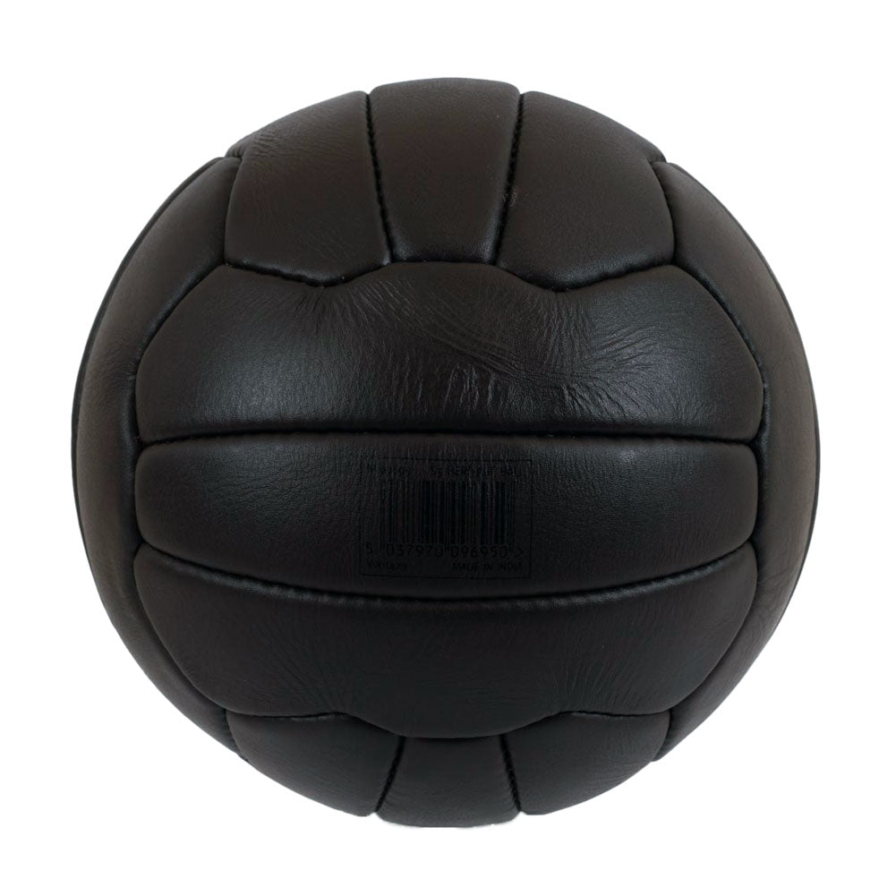 Black-Gold - Back - Newcastle United FC Heritage Retro Leather Mini Football