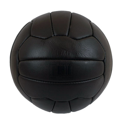 Black-Gold - Back - Newcastle United FC Heritage Retro Leather Mini Football