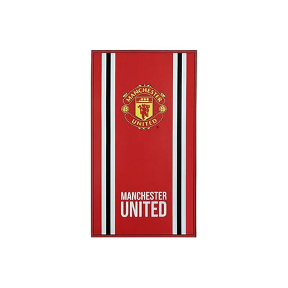 Red-White - Back - Manchester United FC Core Stripe Beach Towel