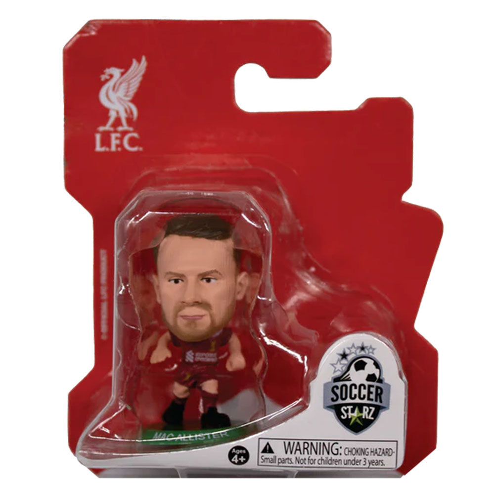 Red-Green-Gold - Back - Liverpool FC 2025 Alexis Mac Allister SoccerStarz Football Figurine