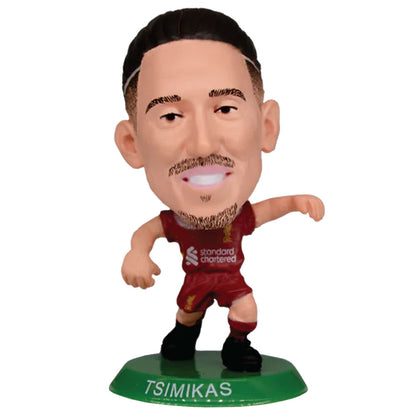 Red-Green-Gold - Front - Liverpool FC Konstantinos Tsimikas 2025 SoccerStarz Football Figurine