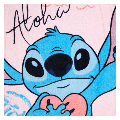Pink-Blue - Back - Lilo & Stitch Aloha Beach Towel