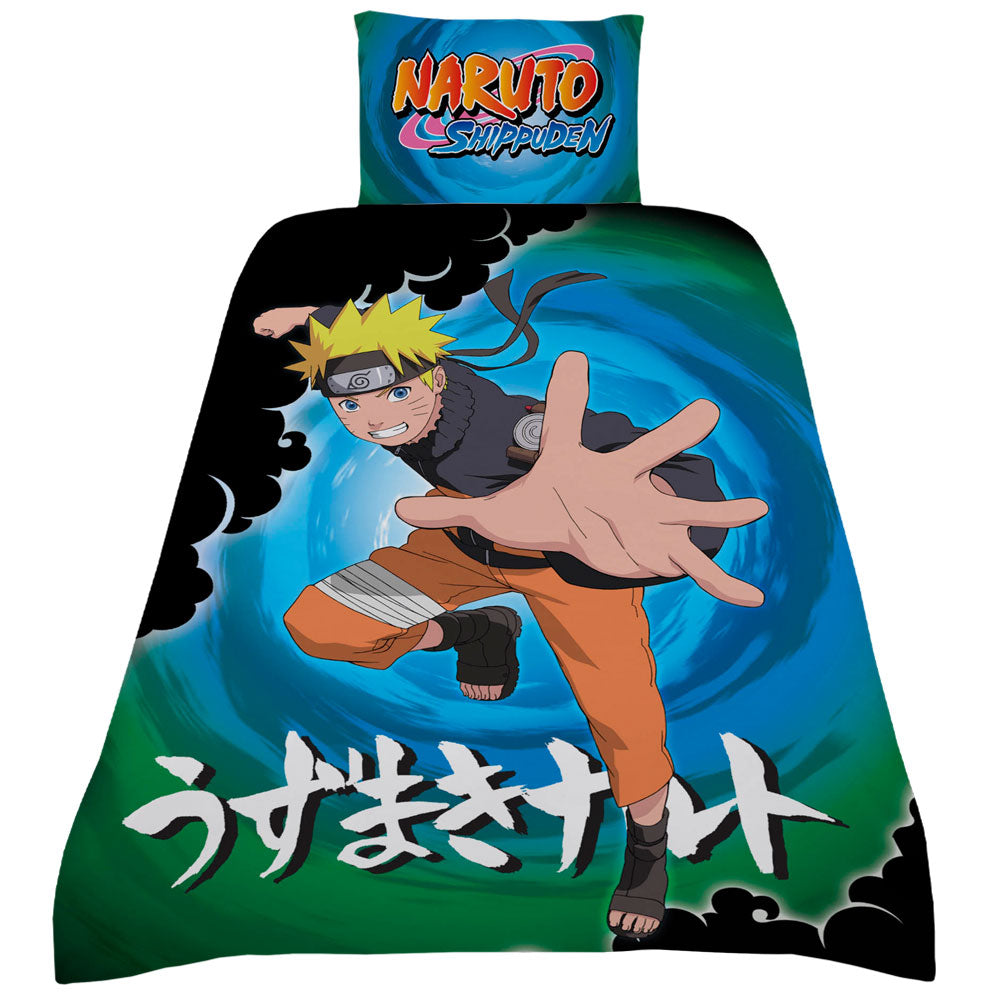 Multicoloured - Front - Naruto: Shippuden Clouds Duvet Cover Set