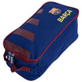 Burgundy-Navy Blue - Back - FC Barcelona Stripe Boot Bag