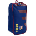 Burgundy-Navy Blue - Front - FC Barcelona Stripe Boot Bag