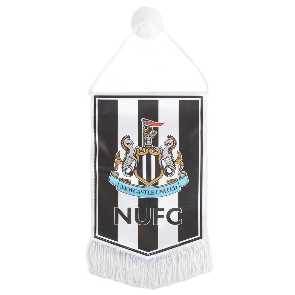 Black-White - Front - Newcastle United FC Mini Pennant