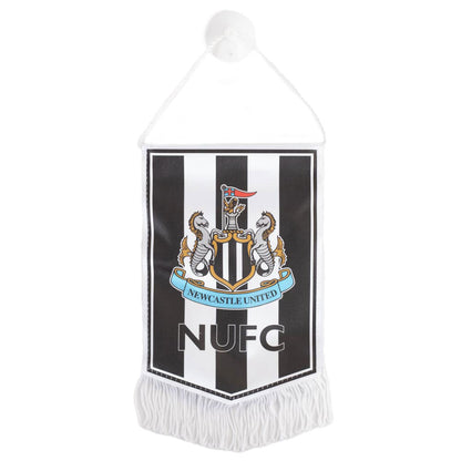 Black-White - Front - Newcastle United FC Mini Pennant