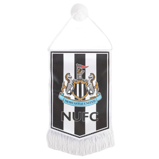 Black-White - Front - Newcastle United FC Mini Pennant