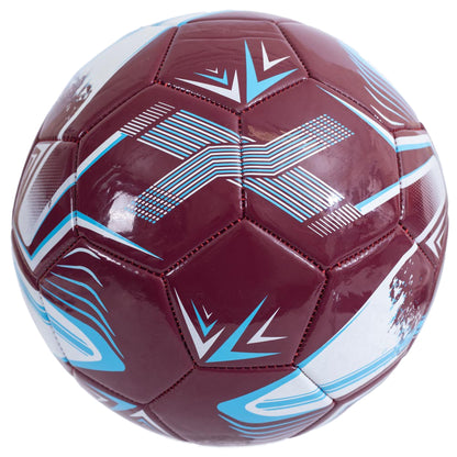 Claret-Sky Blue-White - Back - West Ham United FC Turbine Football