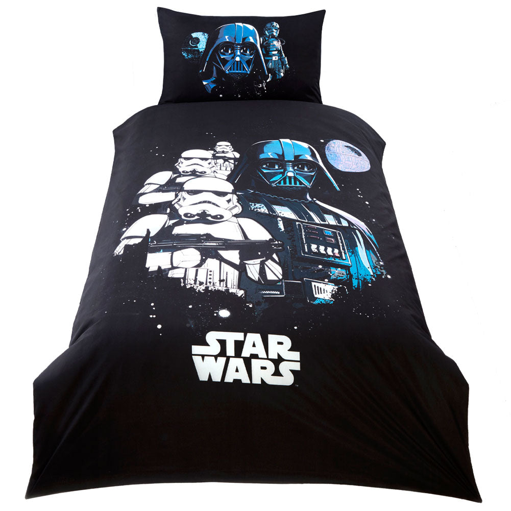 Black-White-Blue - Front - Star Wars Dark Side Duvet Set