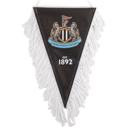 White-Black-Grey - Side - Newcastle United FC Triangular Pennant