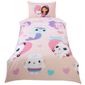 Pink-Blue-Purple - Front - Gabby´s Dollhouse Hug Duvet Set