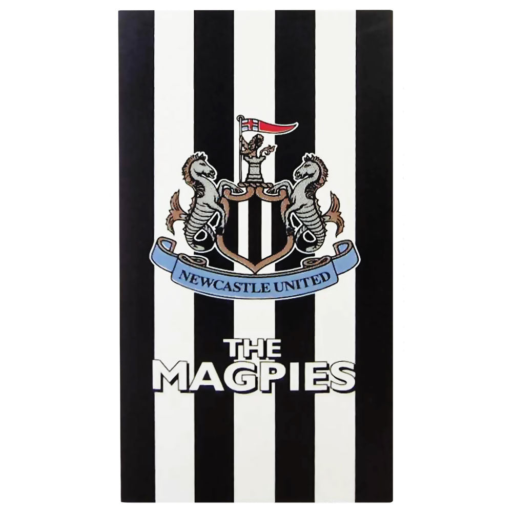 Black-White - Front - Newcastle United FC The Magpies Beach Towel