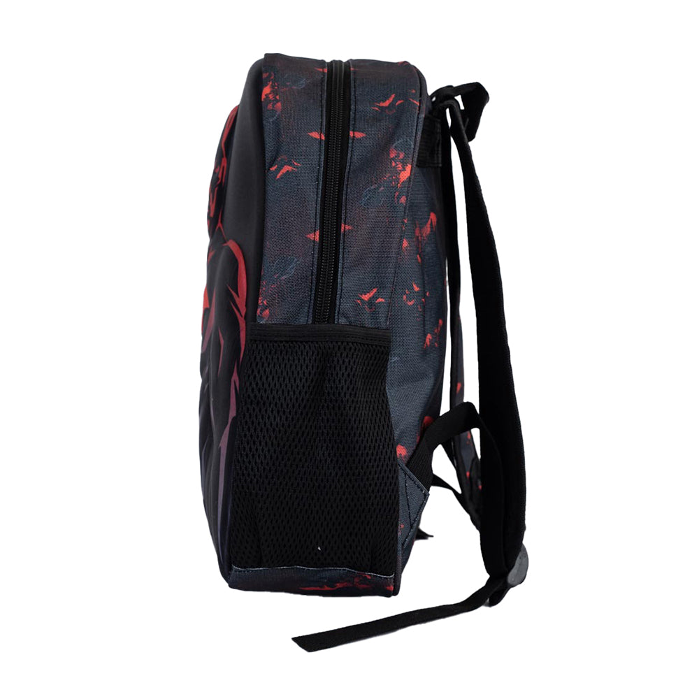 Black-Red - Back - Batman Childrens-Kids Logo Backpack