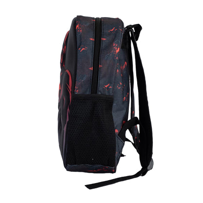Black-Red - Back - Batman Childrens-Kids Logo Backpack