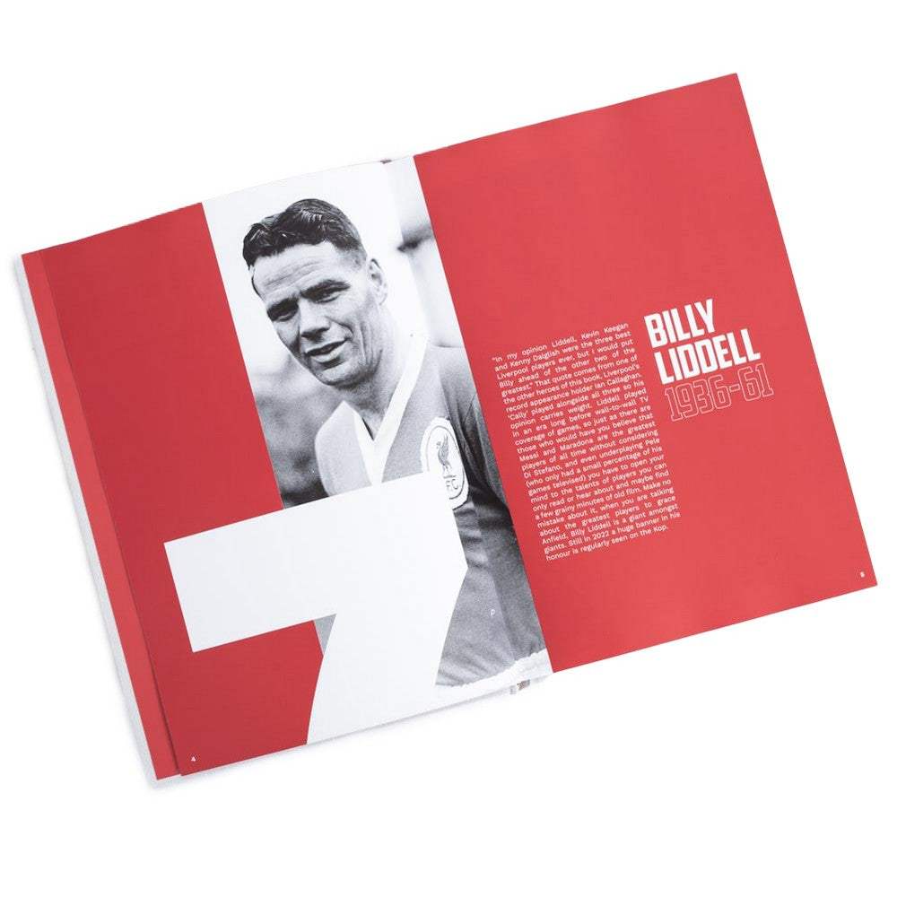 White-Red-Yellow - Side - Liverpool FC Magnificent Number 7s Book