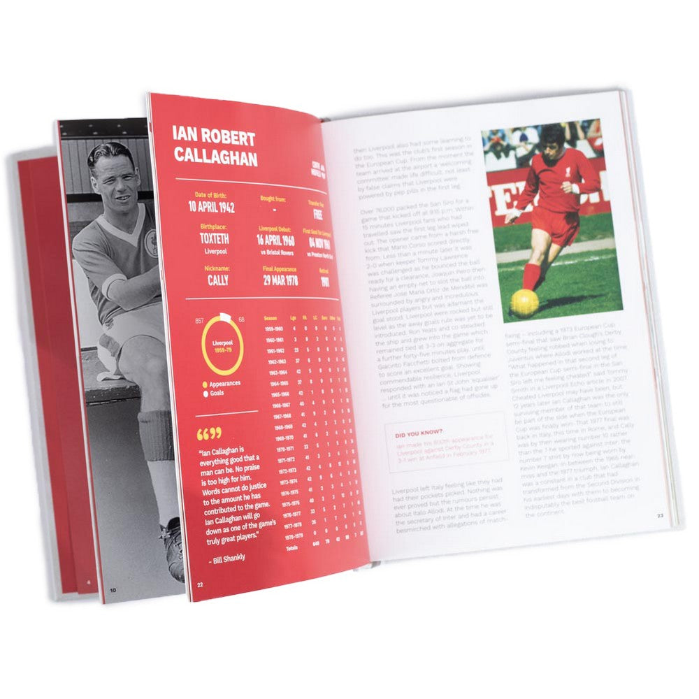 White-Red-Yellow - Lifestyle - Liverpool FC Magnificent Number 7s Book