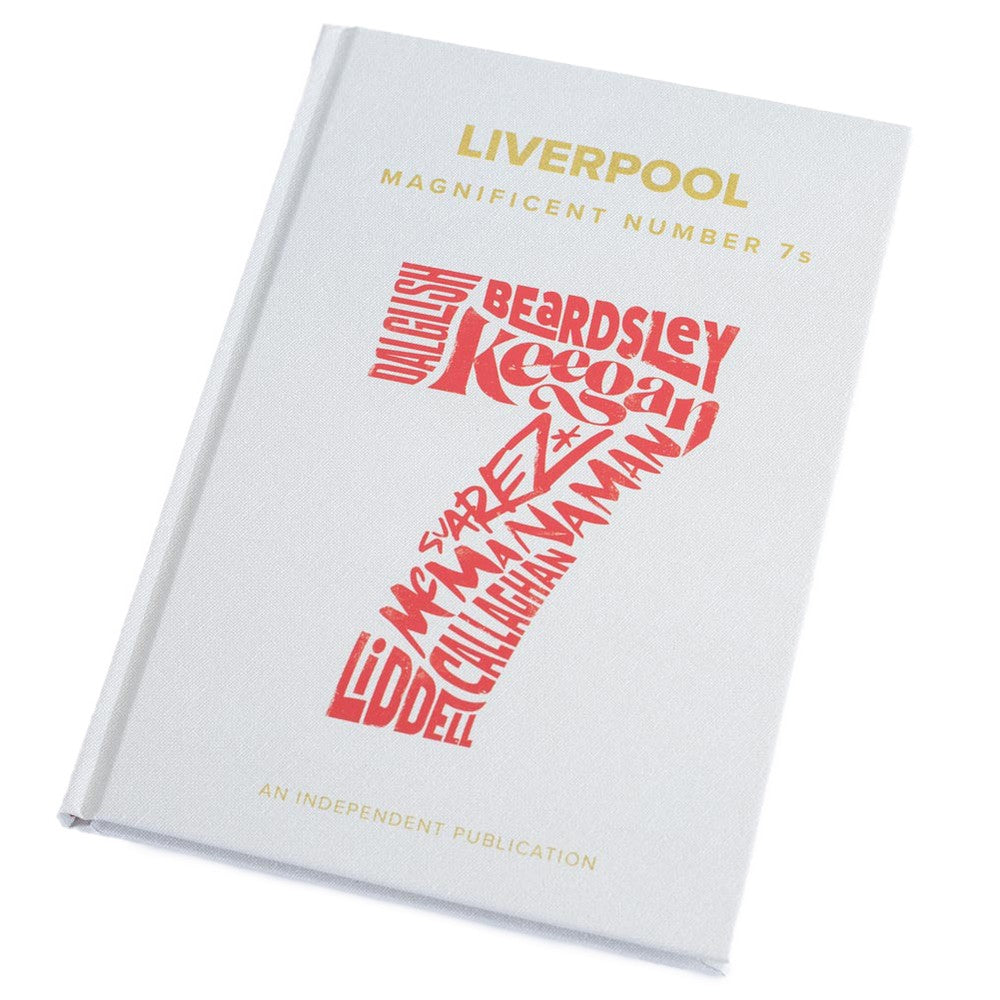 White-Red-Yellow - Front - Liverpool FC Magnificent Number 7s Book
