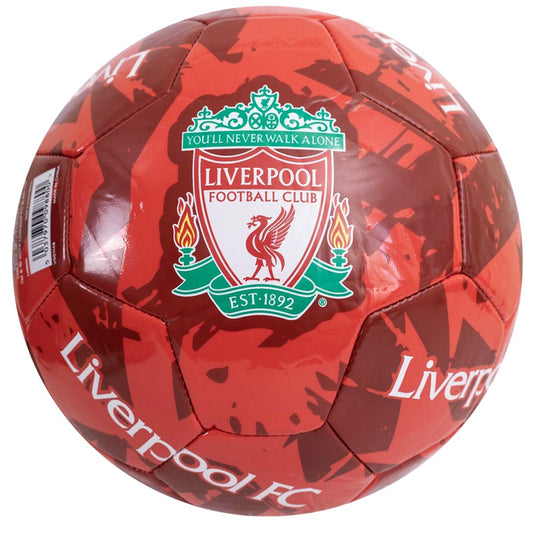 Red - Front - Liverpool FC Graffiti Football