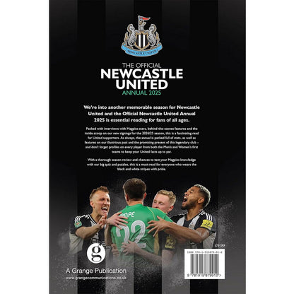 Black-White-Blue-Gold - Back - Newcastle United FC 2025 Annual