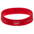Red - Front - Arsenal FC Official Silicone Wristband