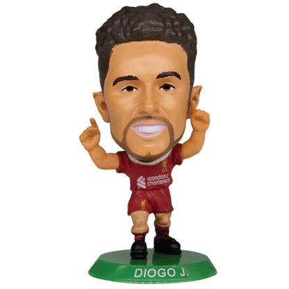 Red-Green - Front - Liverpool FC Diogo Jota 2025 SoccerStarz Football Figurine