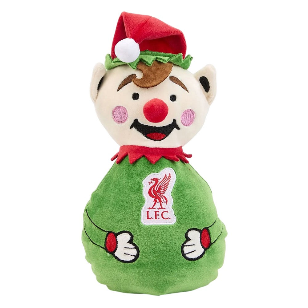 Green-Red-White - Front - Liverpool FC Elf Plush Toy
