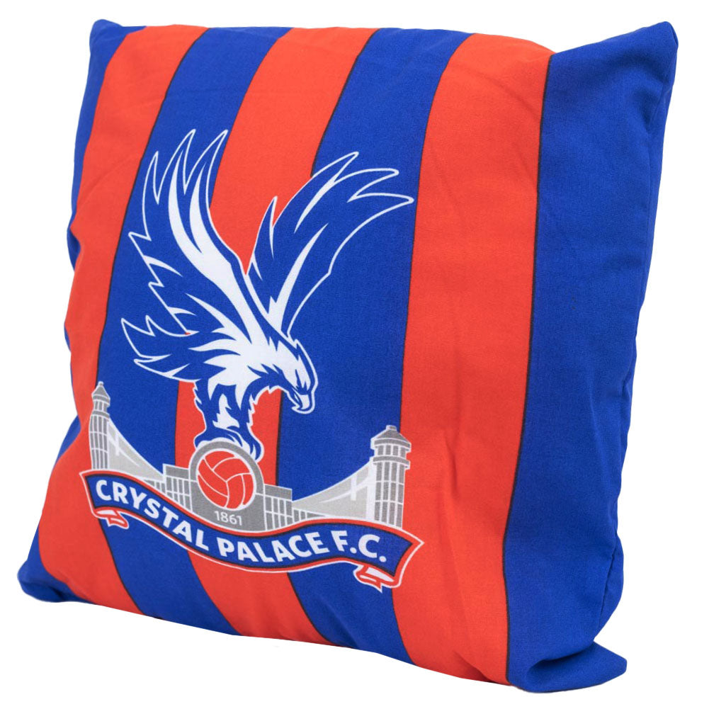 Blue-Red - Front - Crystal Palace FC Crest Cushion