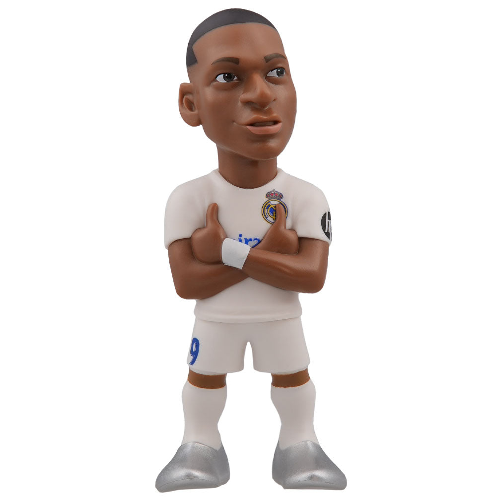 Multicoloured - Front - Real Madrid CF Kylian Mbappe MiniX Football Figurine