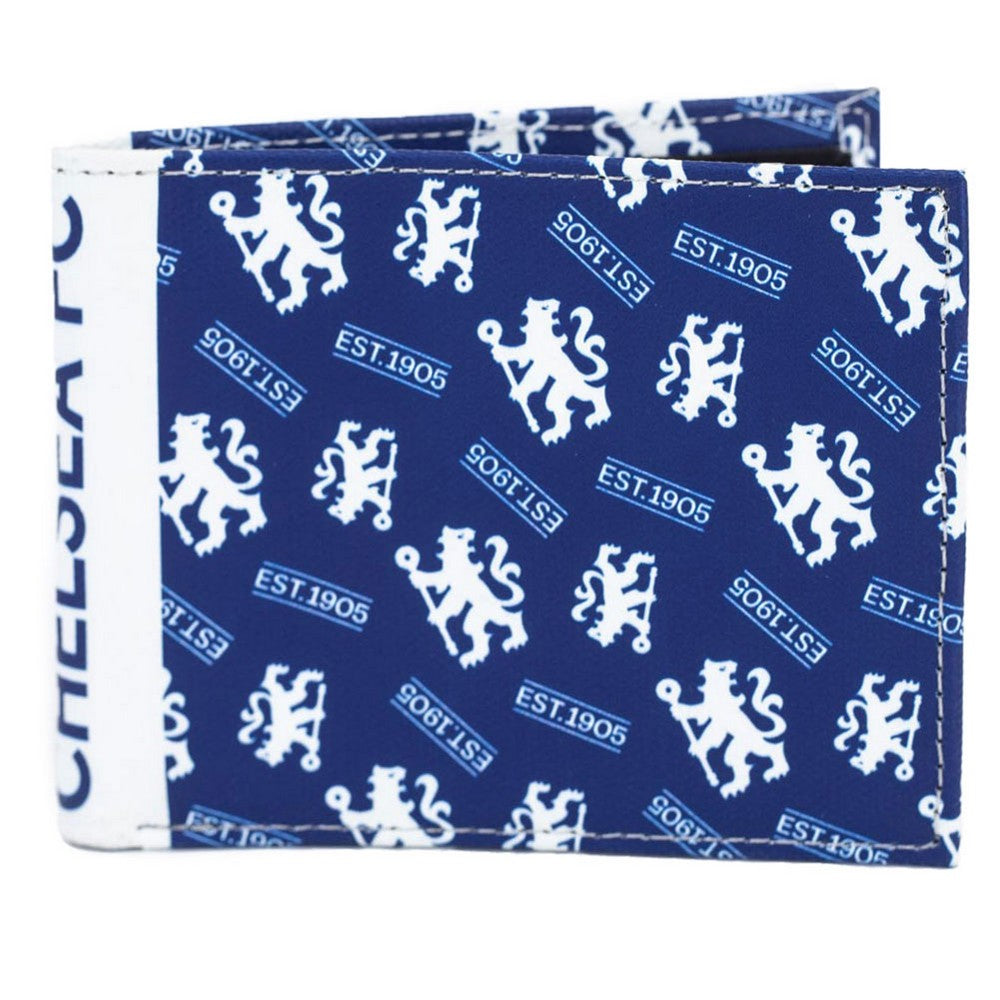 Blue-White - Front - Chelsea FC Icon Wallet