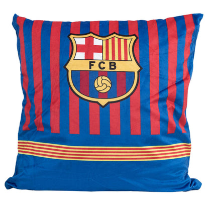 Blue-Red-Yellow - Front - FC Barcelona Filled Cushion