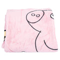 Pink - Side - Peppa Pig Fleece Blanket