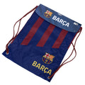 Burgundy-Blue-Gold - Back - FC Barcelona Stripe Drawstring Bag