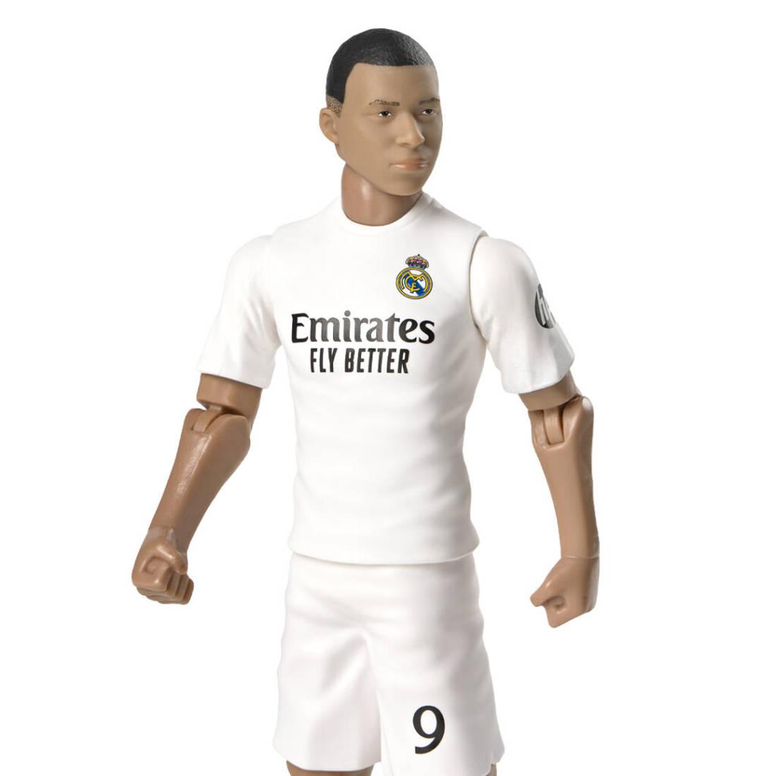 White-Green - Front - Real Madrid CF Kylian Mbappe Action Figure